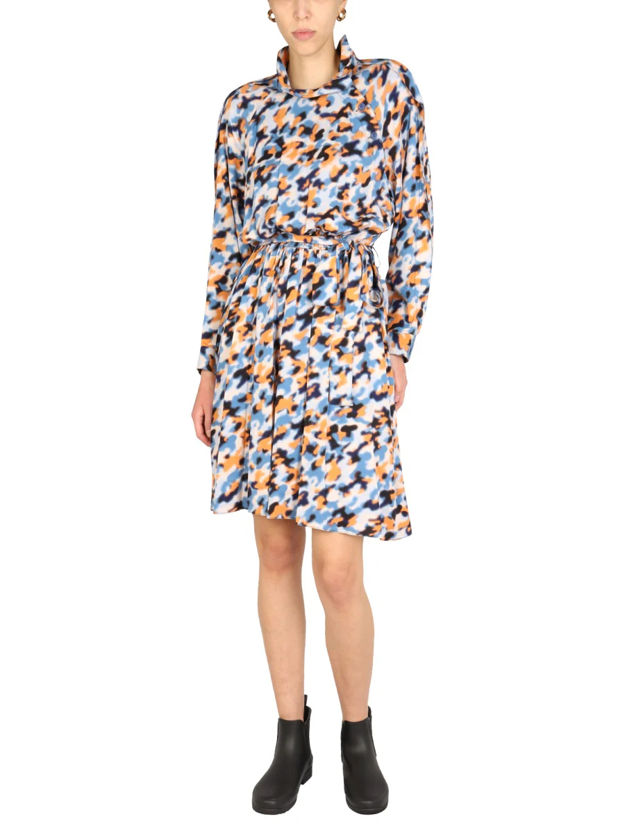 KENZO Blurred Flowers Dress - Image 2