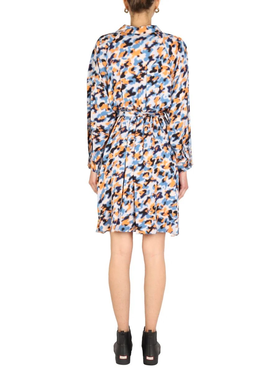 KENZO Blurred Flowers Dress - Image 4
