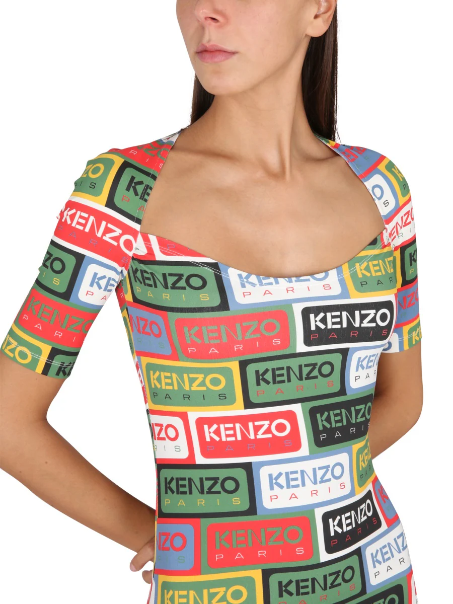 KENZO Bodycon Dress - Image 4