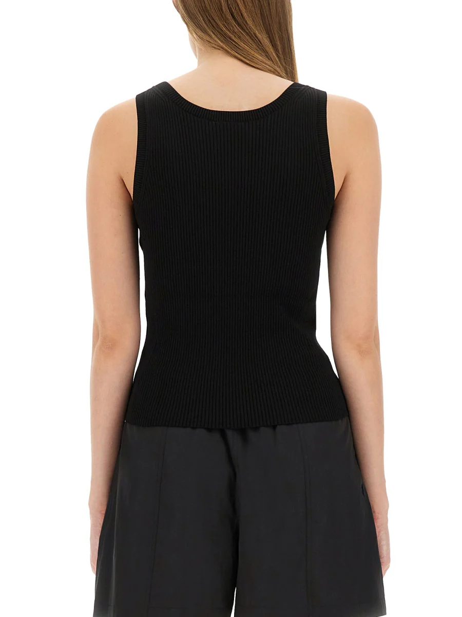 KENZO 'Boke Flower 2.0' Embroidered Tank Top in Mixed Viscose - Image 7