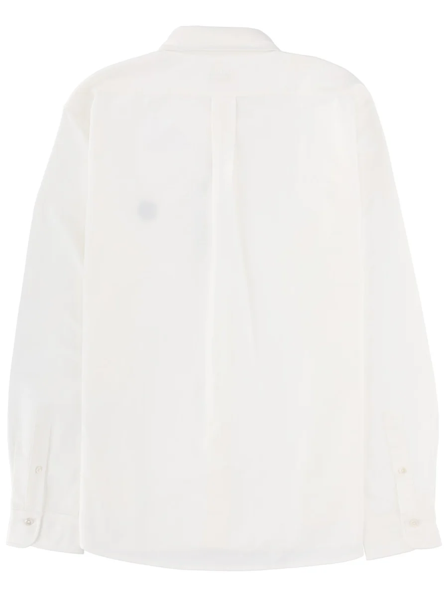 KENZO 'Boke Flower' Embroidered Casual Shirt in Cotton Oxford - Image 7