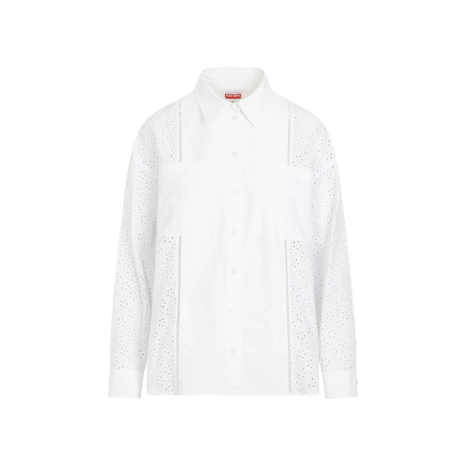 Kenzo Broderie Anglaise Shirt - Image 7