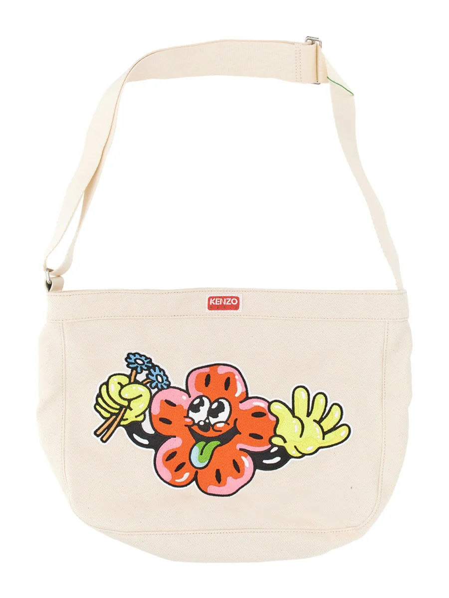 KENZO Canvas Mini Crossbody Bag - Image 3