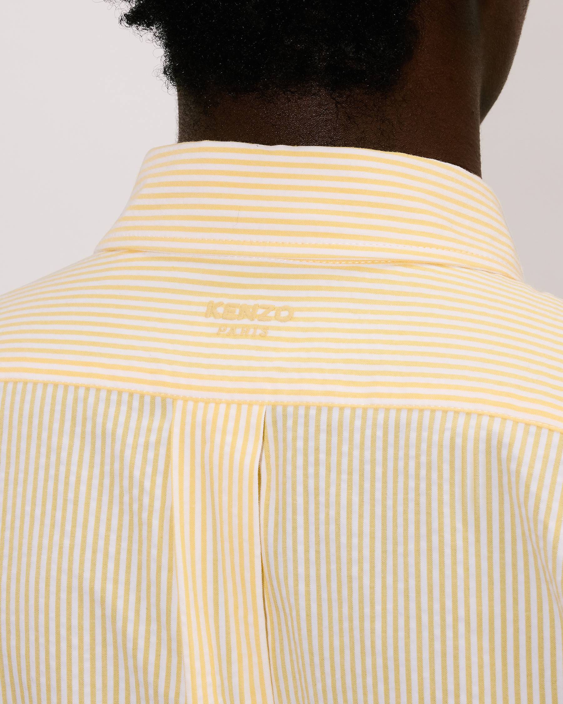 Kenzo Casual Button-Down Shirt with Floral Embroidery for Men - Image 4