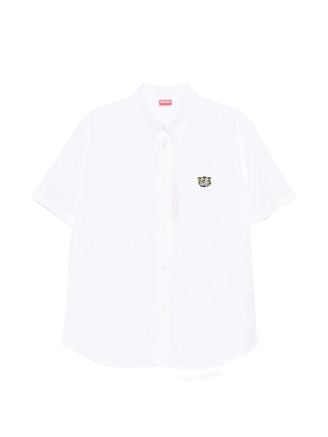 Kenzo Classic White Short-Sleeve Shirt
