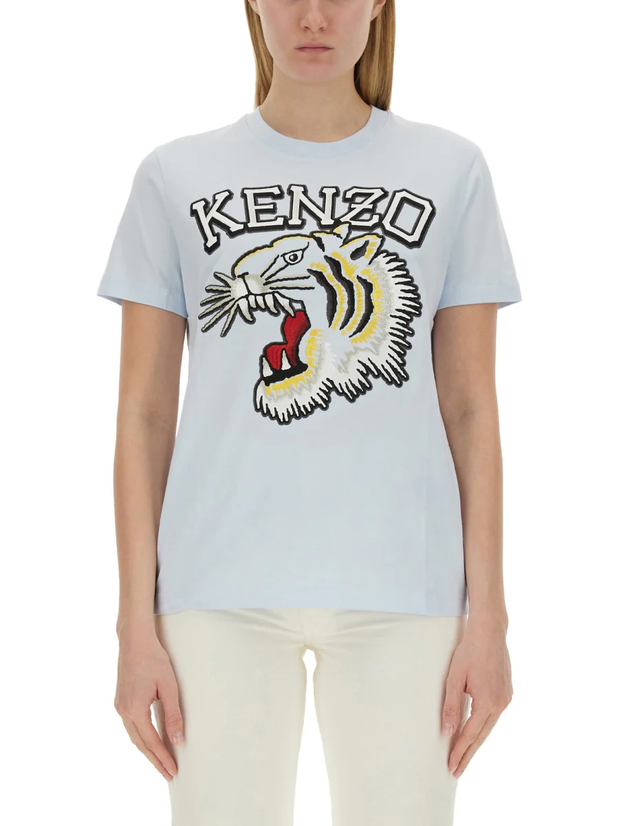 Kenzo Embroidered-logo Cotton T-shirt