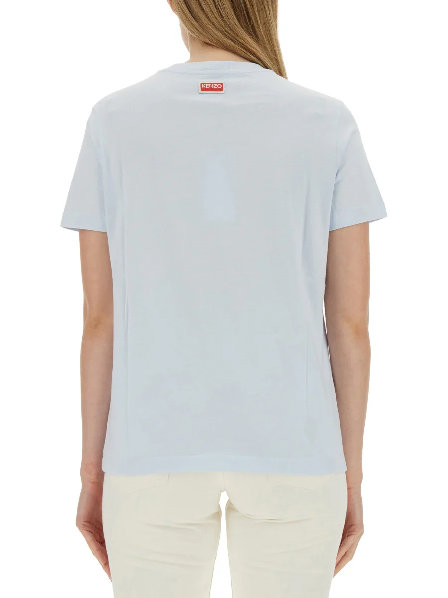 Kenzo Embroidered-logo Cotton T-shirt - Image 3