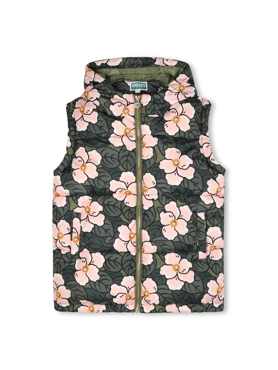 KENZO Kids Floral-print Puffer Jacket - Image 2