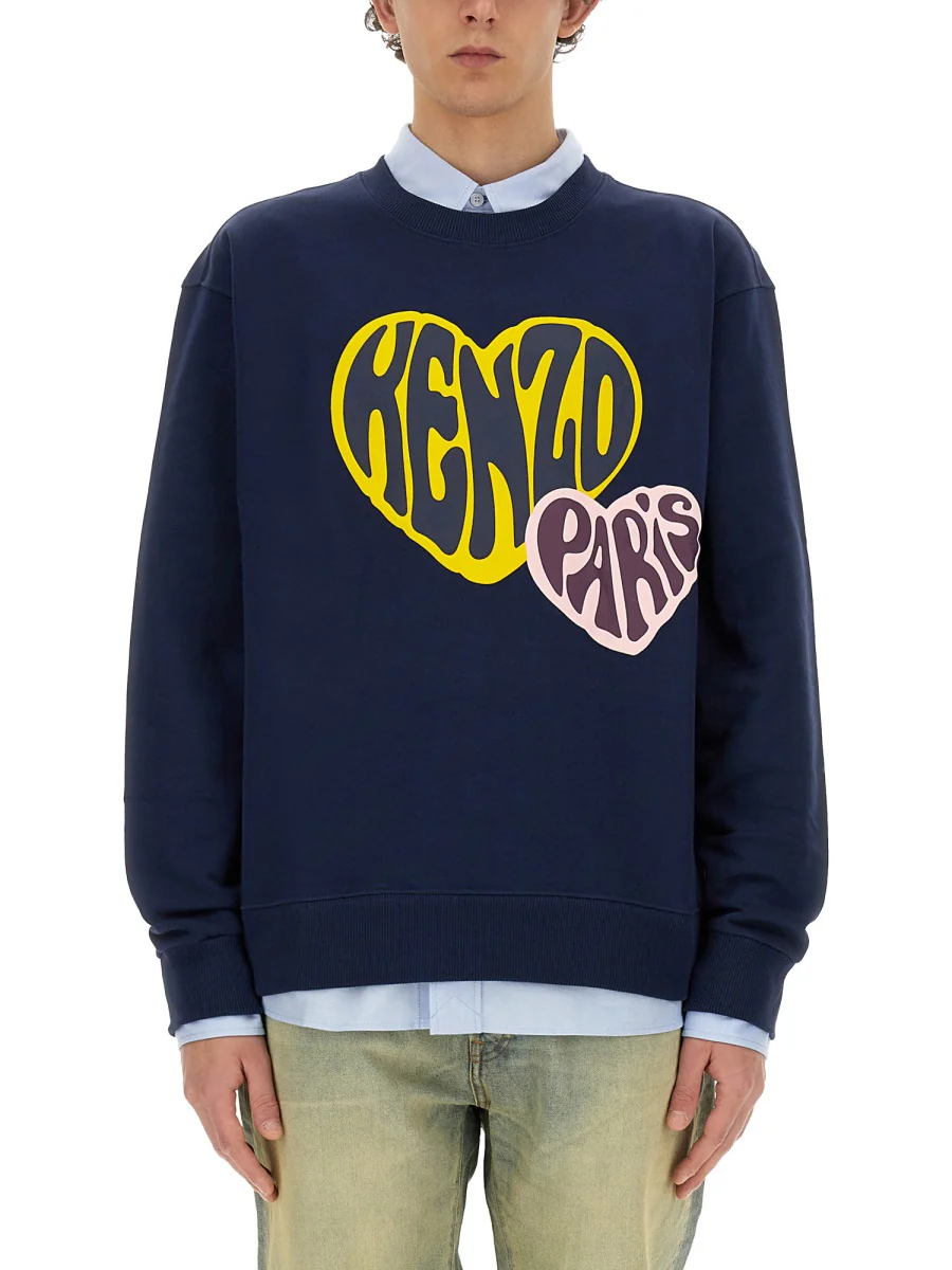 KENZO Logo-print Cotton Sweatshirt