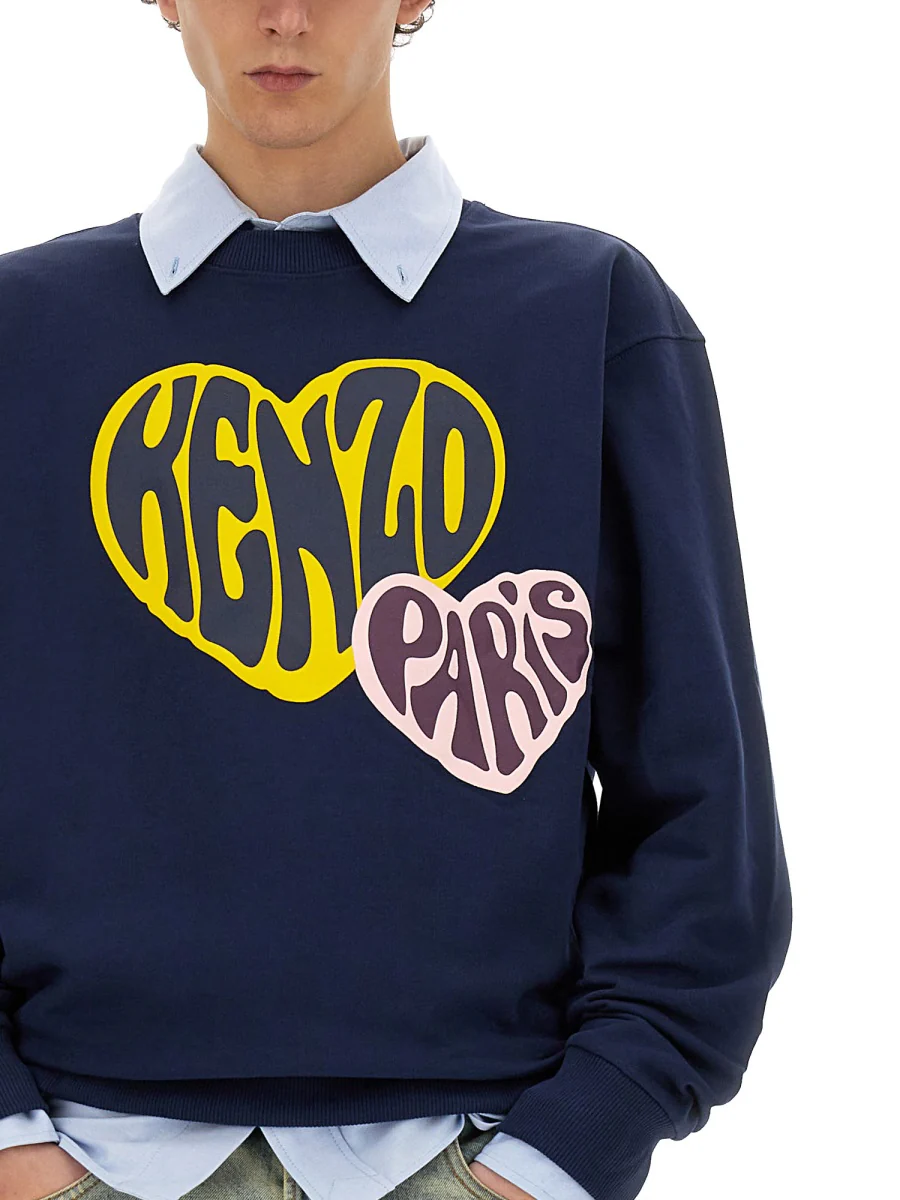 KENZO Logo-print Cotton Sweatshirt - Image 4