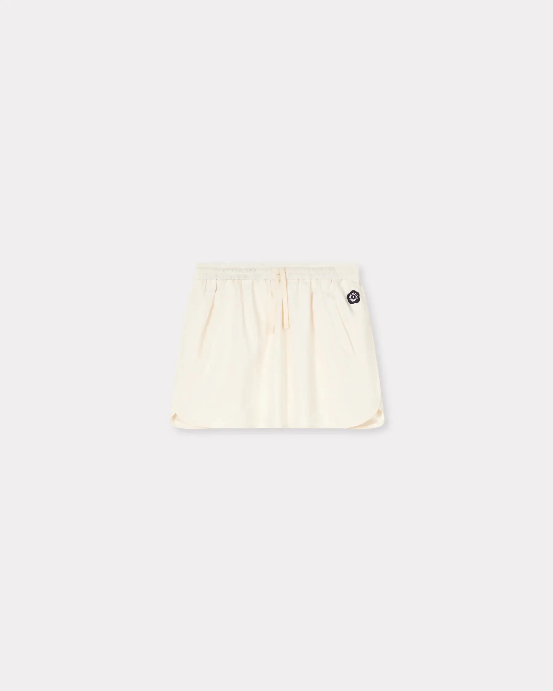 Kenzo Mini Waist-Tie Skirt with Pockets