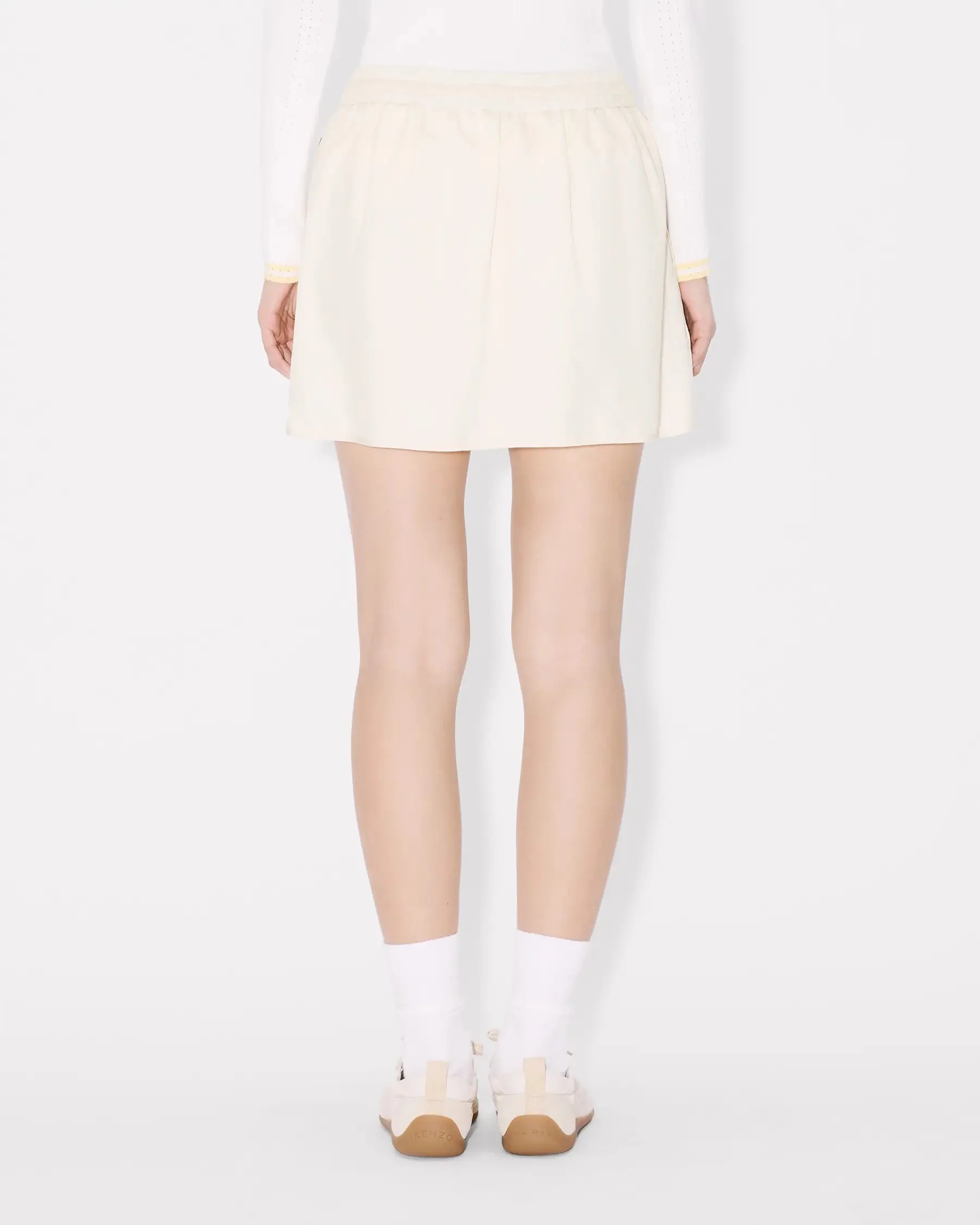 Kenzo Mini Waist-Tie Skirt with Pockets - Image 4