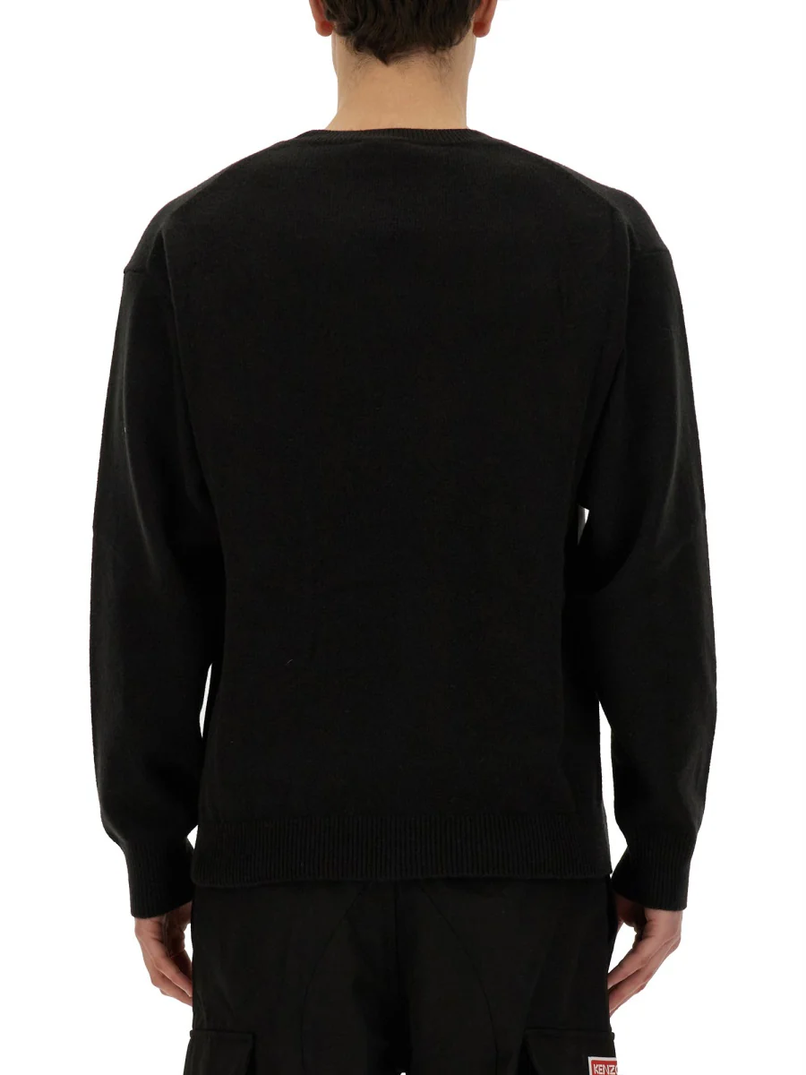 KENZO Regular Fit T-Shirt with Embroidered Flower - Image 3