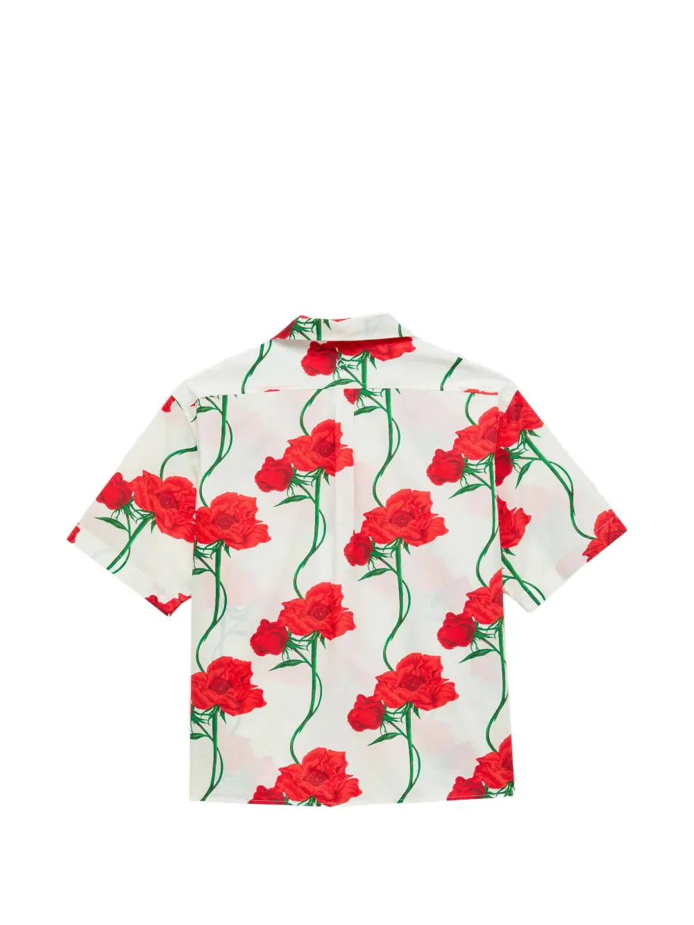 Kenzo Short-Sleeved Hawaiian Shirt with Embroidered Logo - Image 2