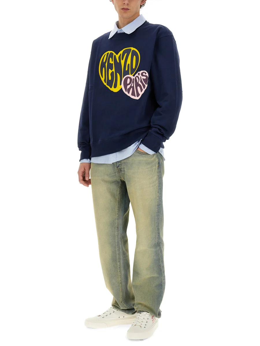 Kenzo Slim Fit Varsity Denim Jeans - Image 2