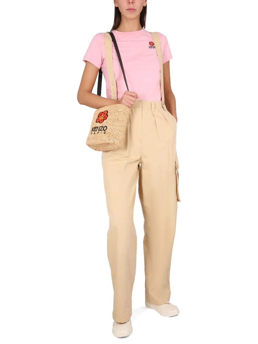 KENZO Straight-leg Braces Cargo Trousers - Image 2
