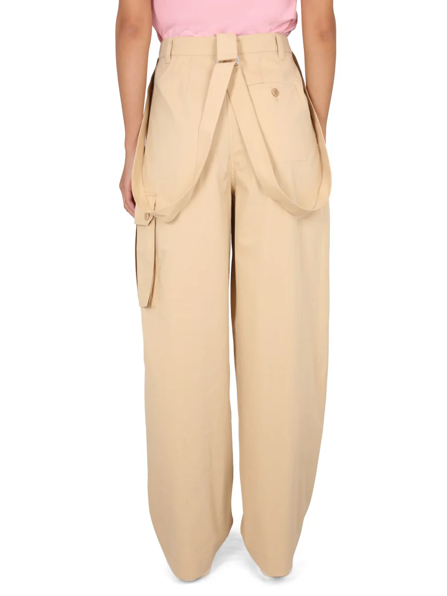 KENZO Straight-leg Braces Cargo Trousers - Image 4