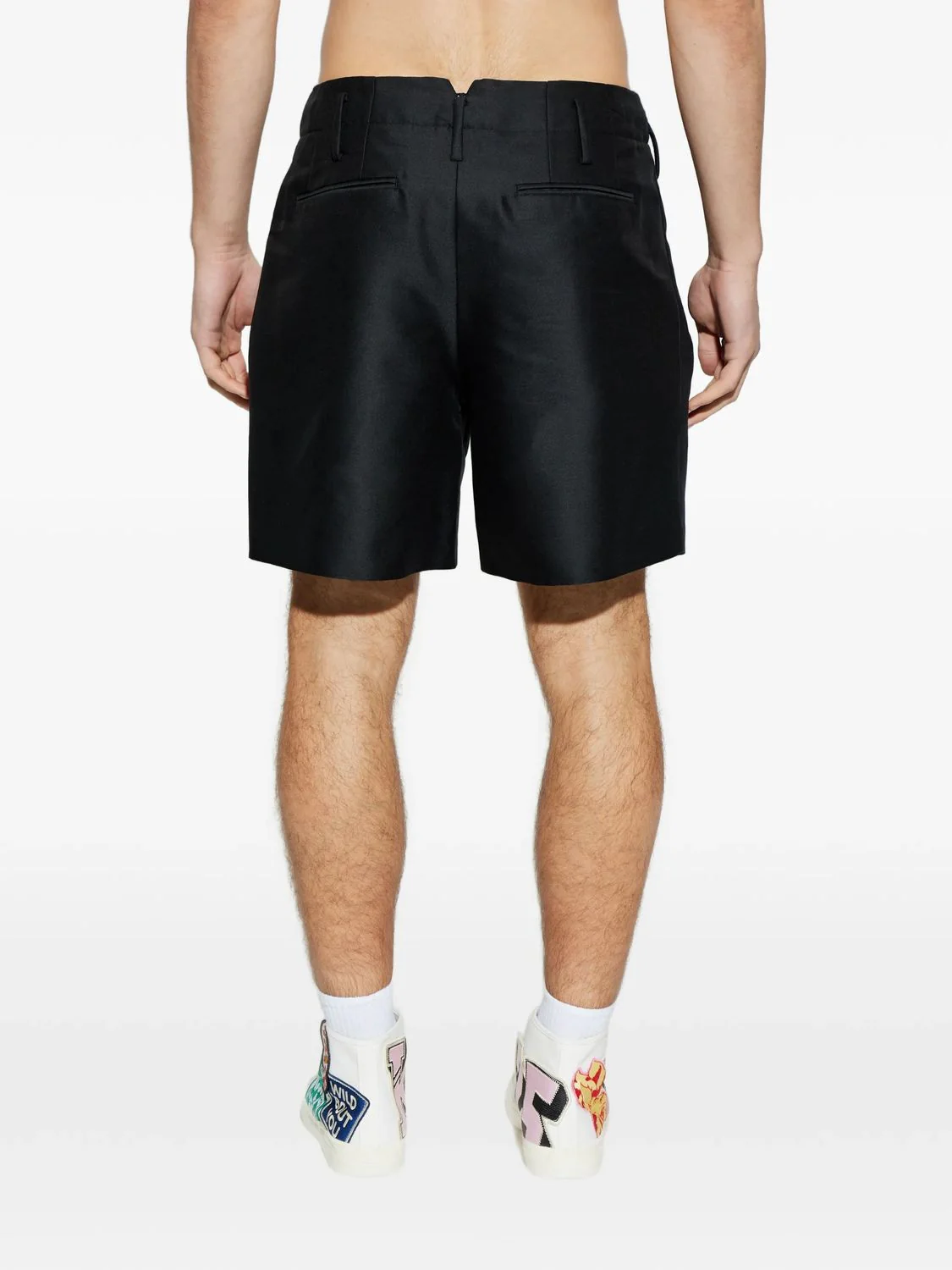 KENZO Tailored Short in Virgin Wool and Silk - Image 3