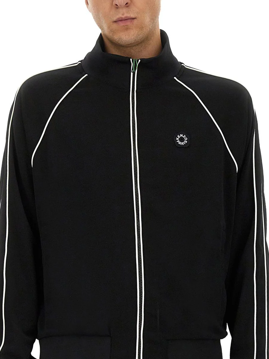 Kenzo Zip-Up Track Sweatshirt for Men - Image 4