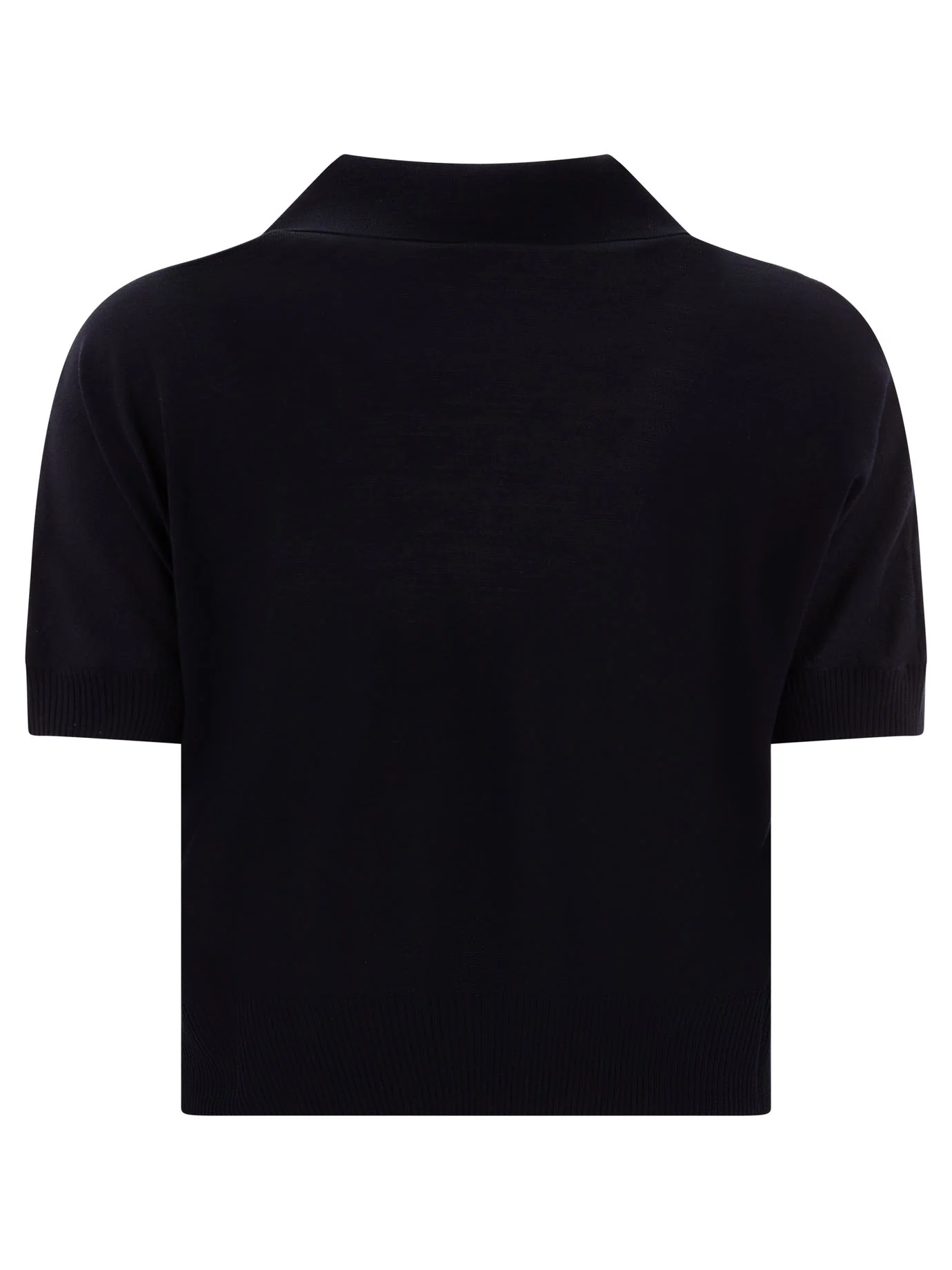 KHAITE Morgane Cropped Wool-blend Polo Top - Image 2