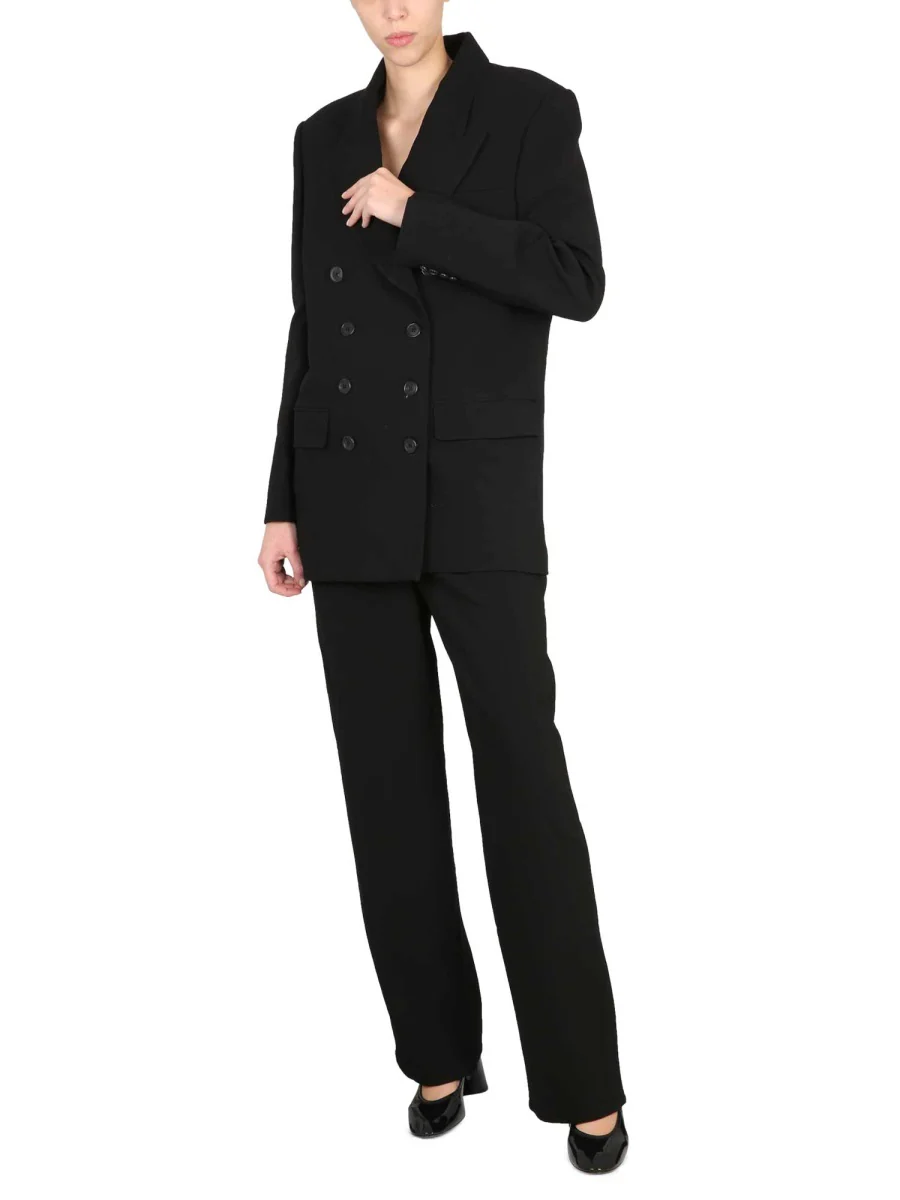 KHAITE Preen Piqué Wide-leg Pants - Image 2