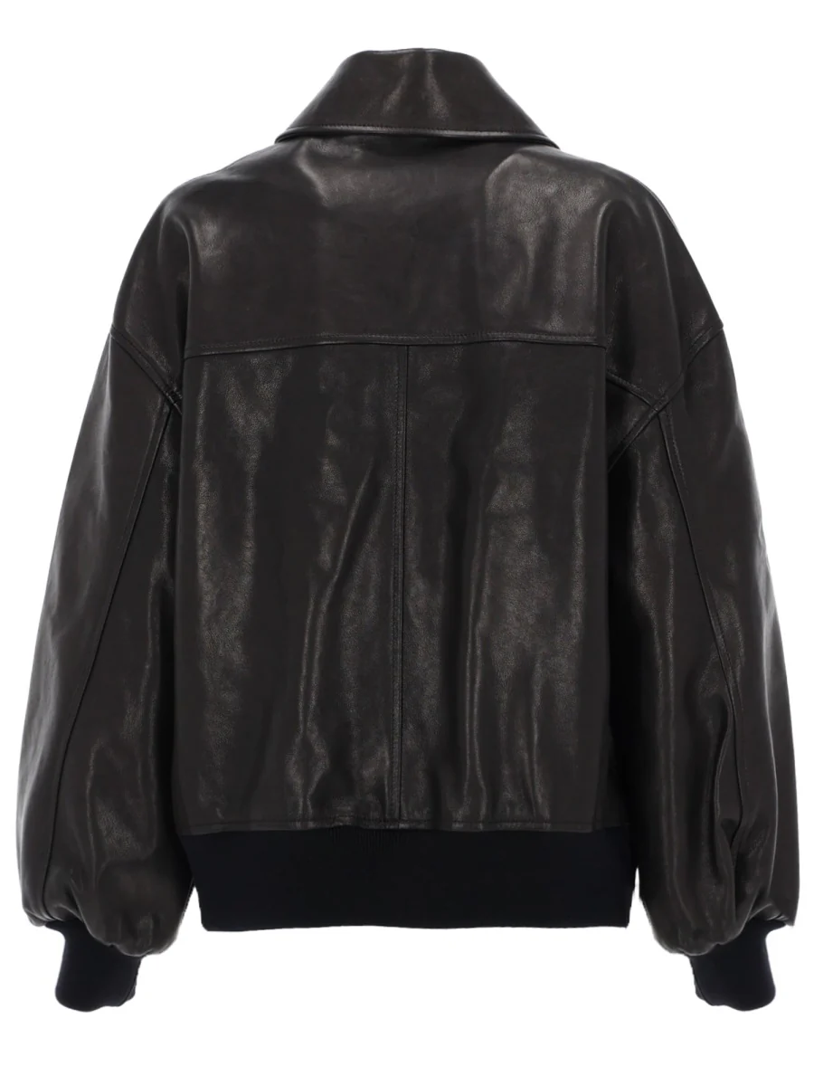 KHAITE Shelman Jacket in Leather - Image 3