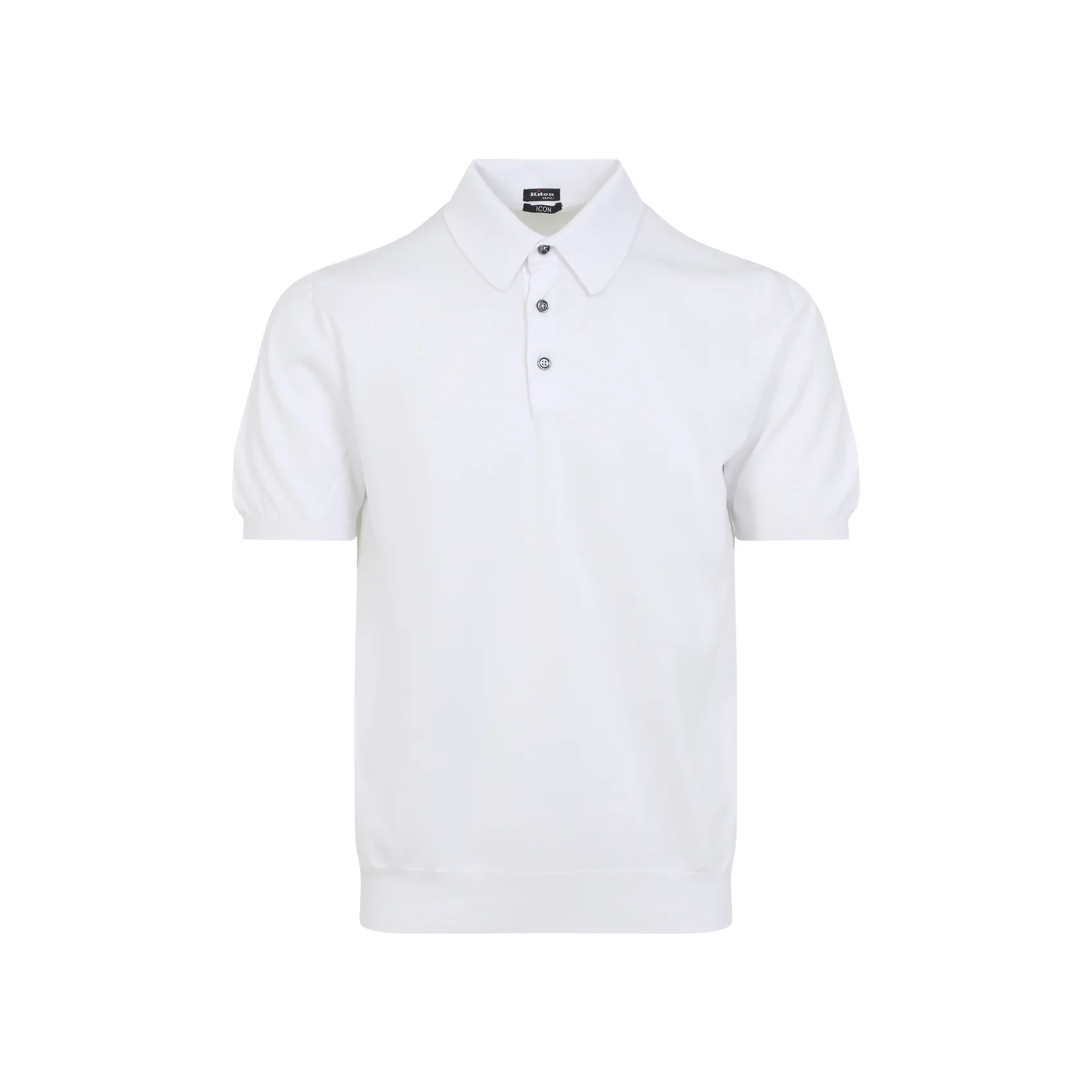 Kiton Button Short-sleeve Polo Shirt - Image 2