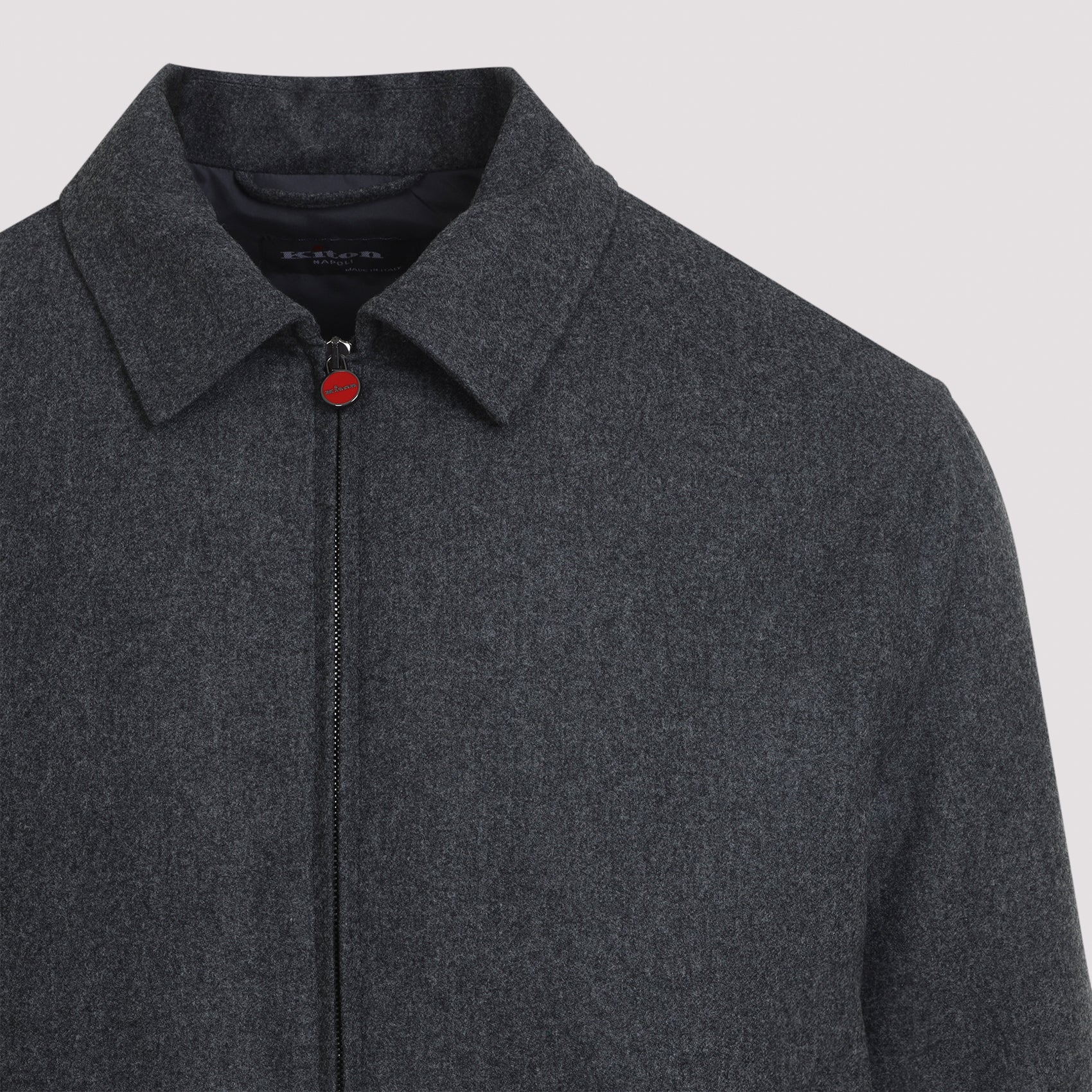 Kiton Classic Biker Bomber Jacket - Image 6