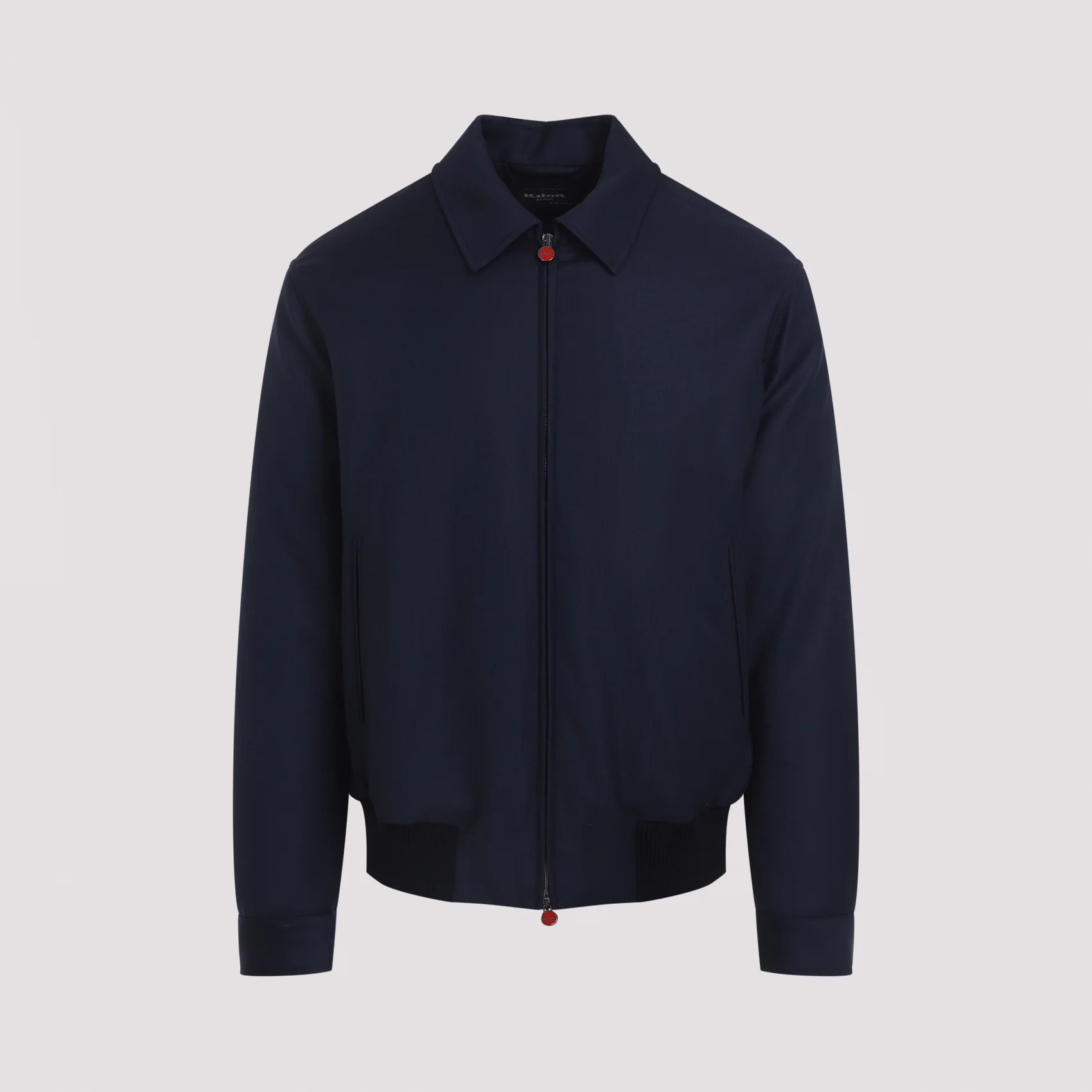 Kiton Men's Premium Wool Bomber Jacket