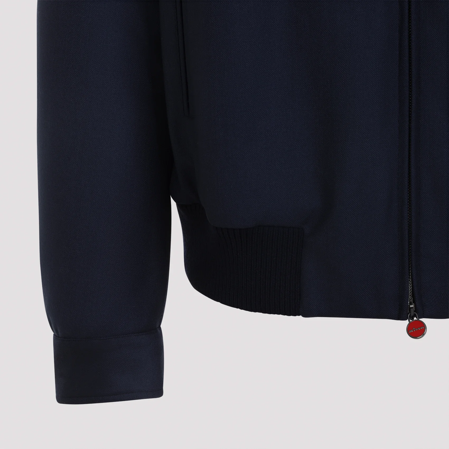 Kiton Men's Premium Wool Bomber Jacket - Image 5