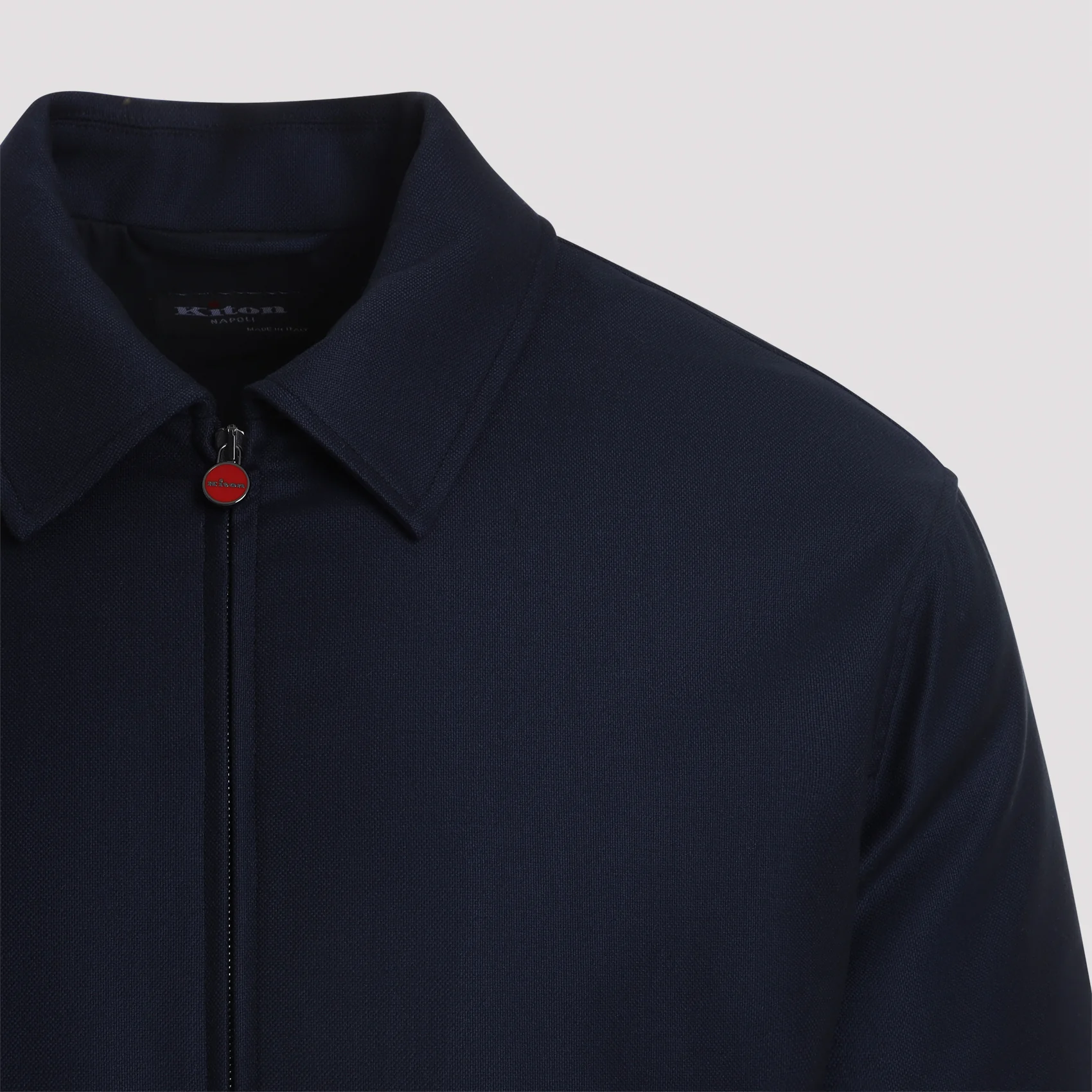 Kiton Men's Premium Wool Bomber Jacket - Image 6