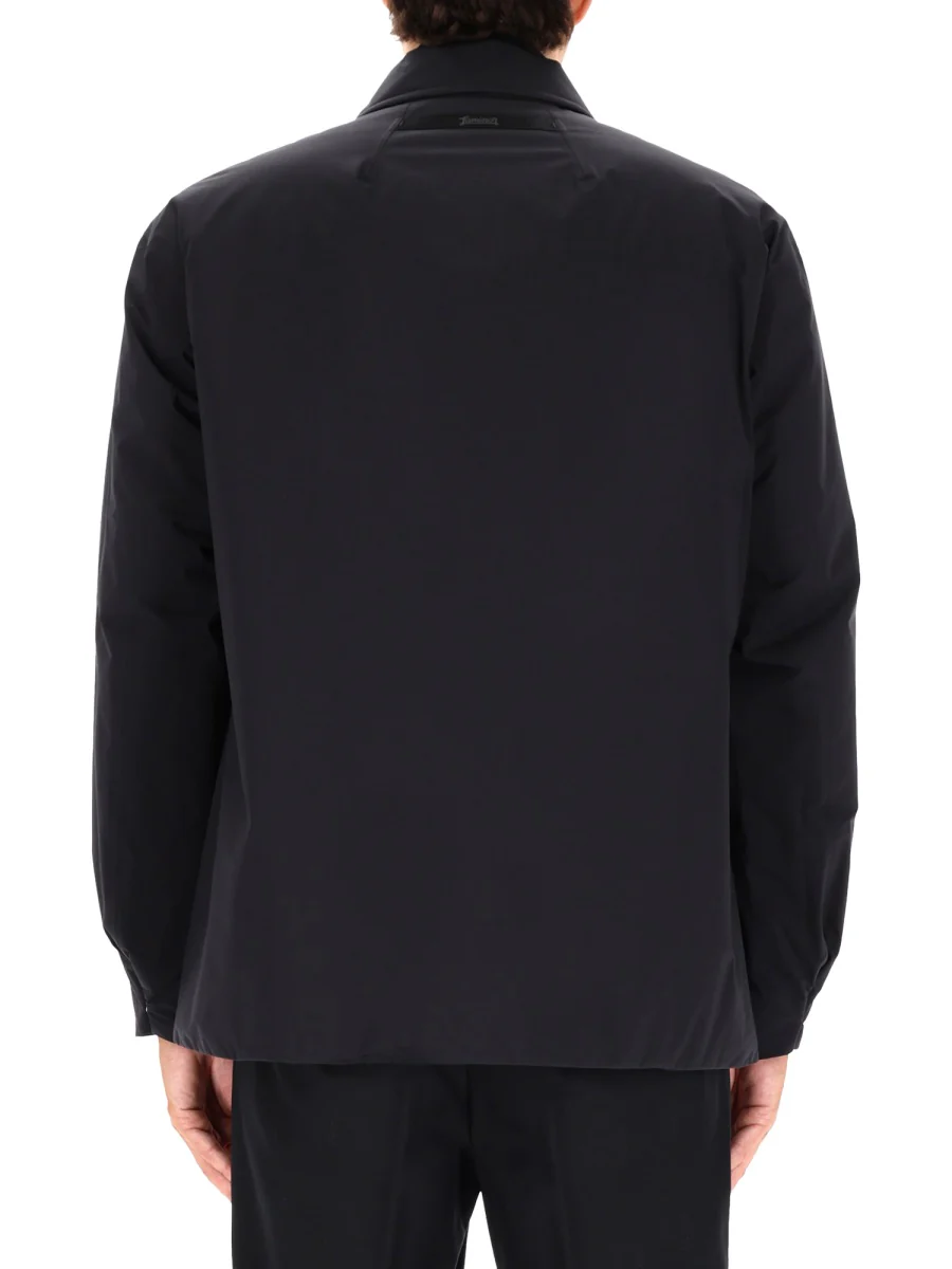 LAMINAR Padded Shirt Jacket in Gore-Tex "Windstopper" Fabric - Image 3