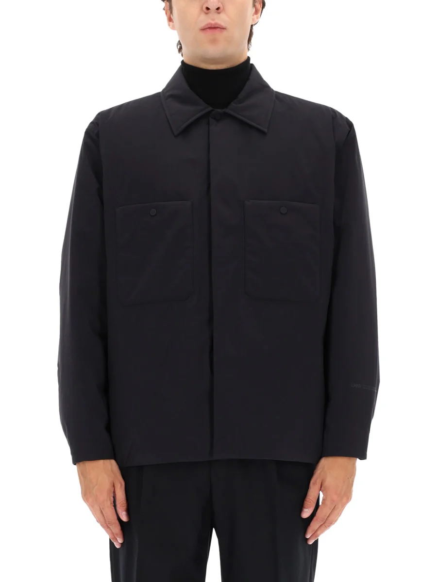 LAMINAR Padded Shirt Jacket in Gore-Tex "Windstopper" Fabric - Image 5