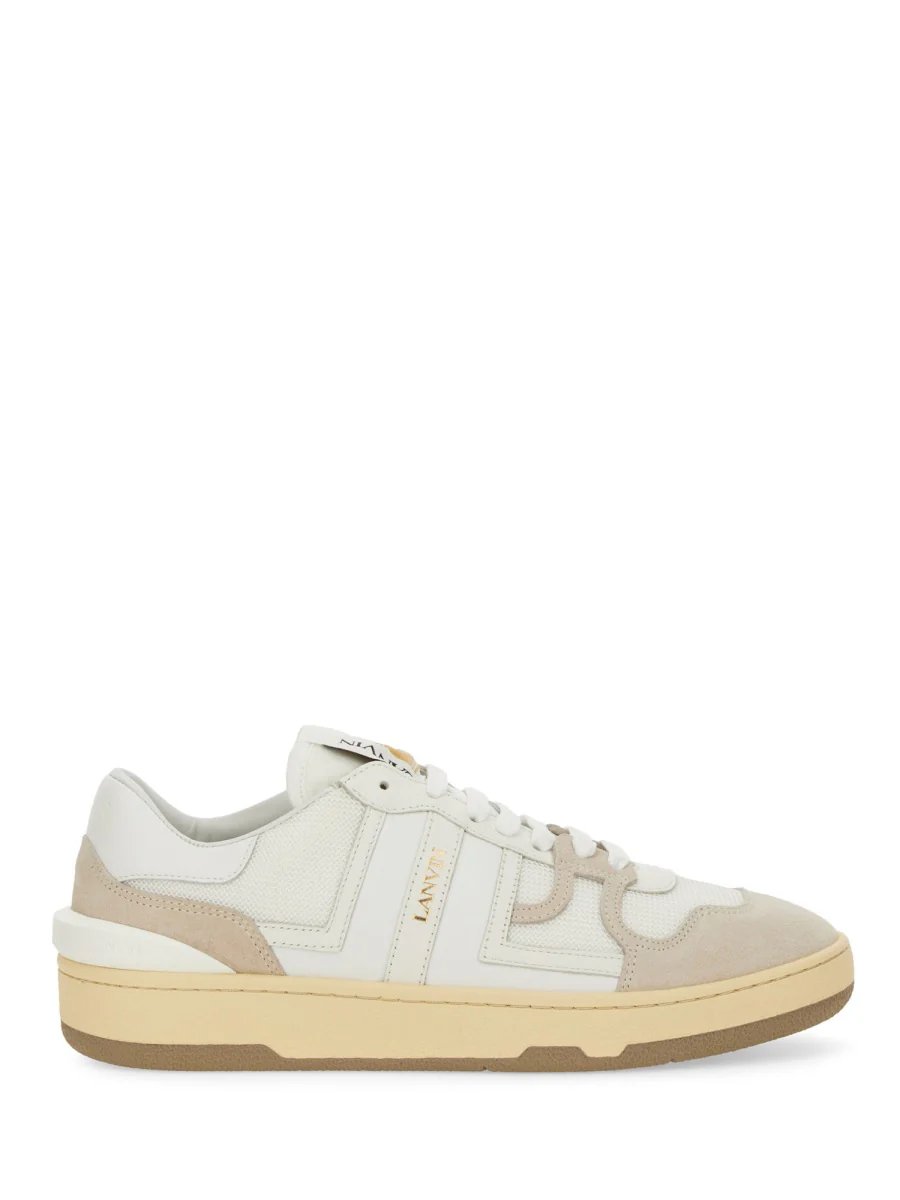 LANVIN Clay Sneakers in Mesh and Leather