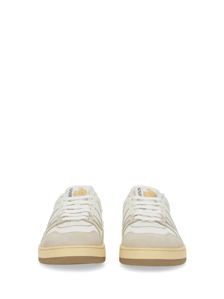 LANVIN Clay Sneakers in Mesh and Leather - Image 6