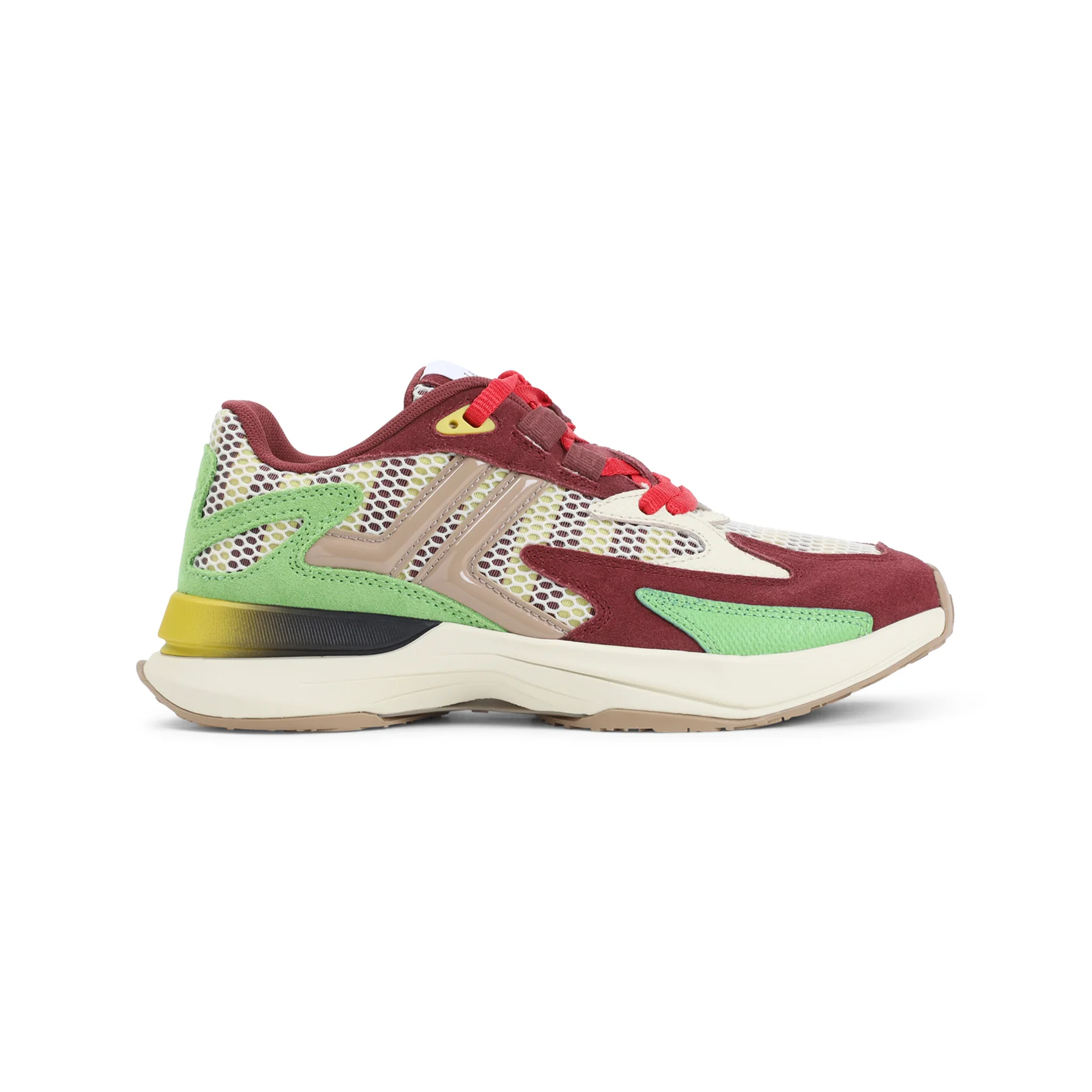 Lanvin JLA Sneakers in Mesh and Metallic Leather - Image 2