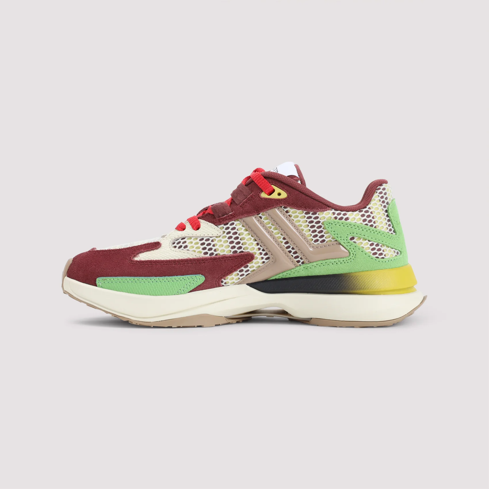 Lanvin JLA Sneakers in Mesh and Metallic Leather - Image 4