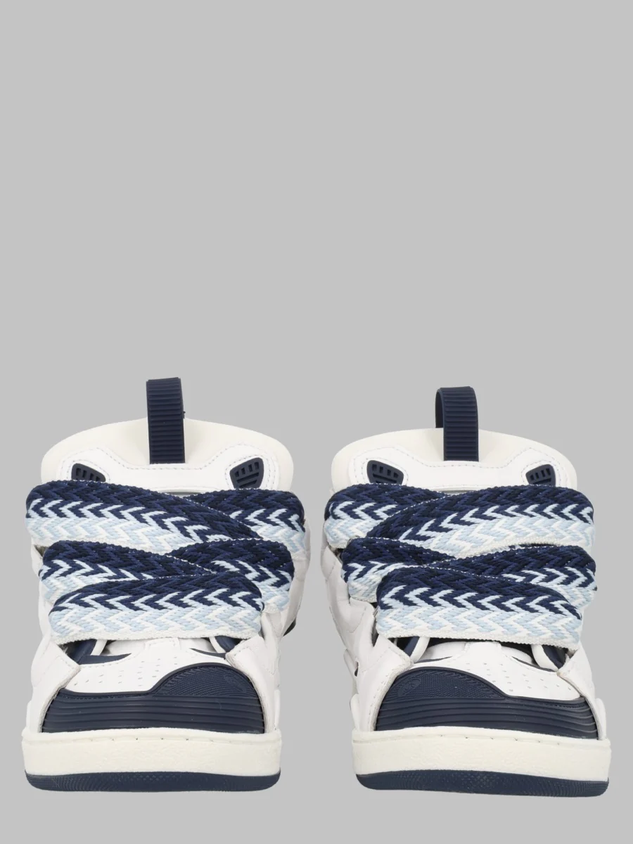 Lanvin Mini Unisex Leather Sneakers for Kids