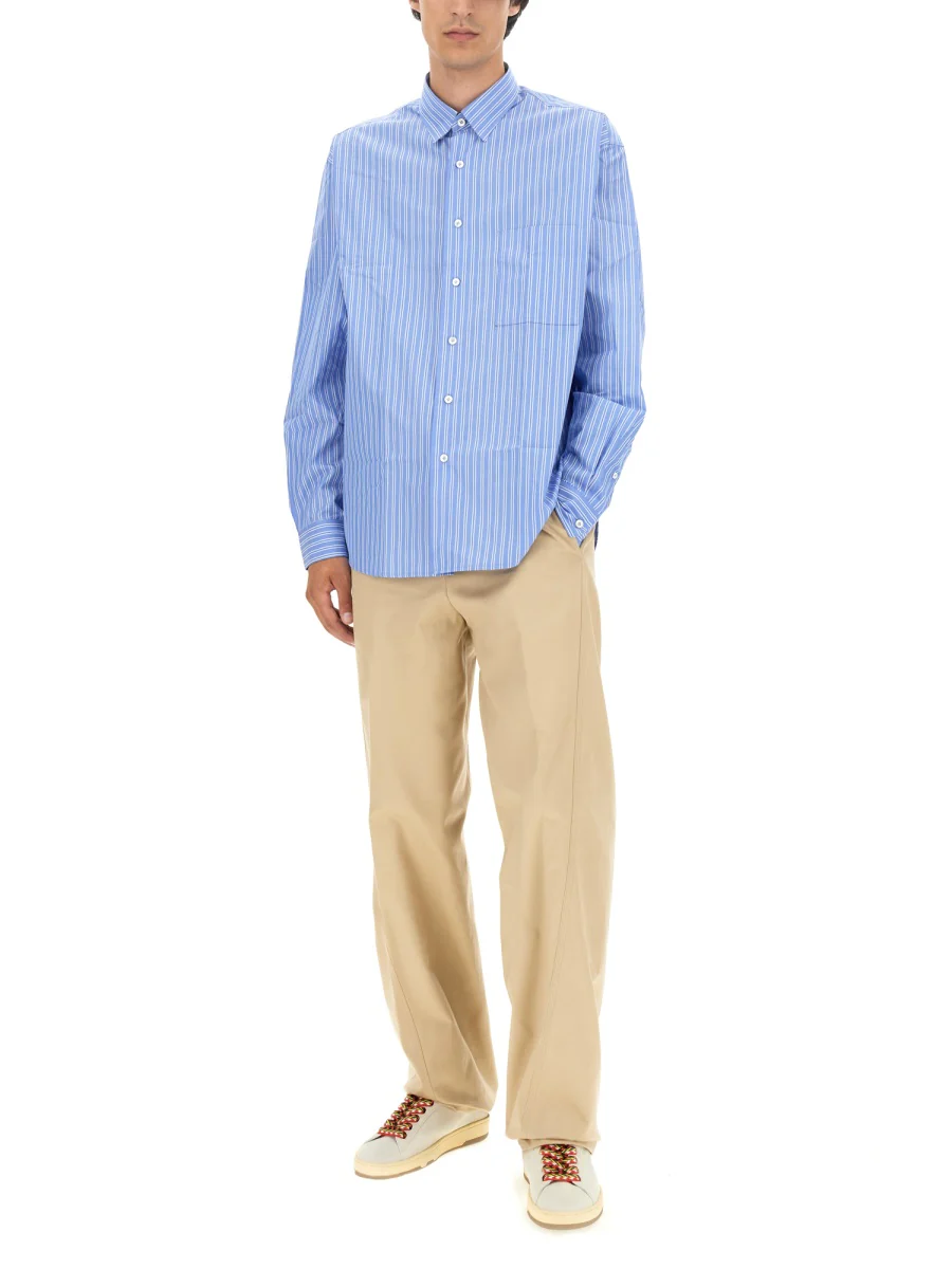 LANVIN OVERSIZE FIT COTTON POPLIN SHIRT - Image 2
