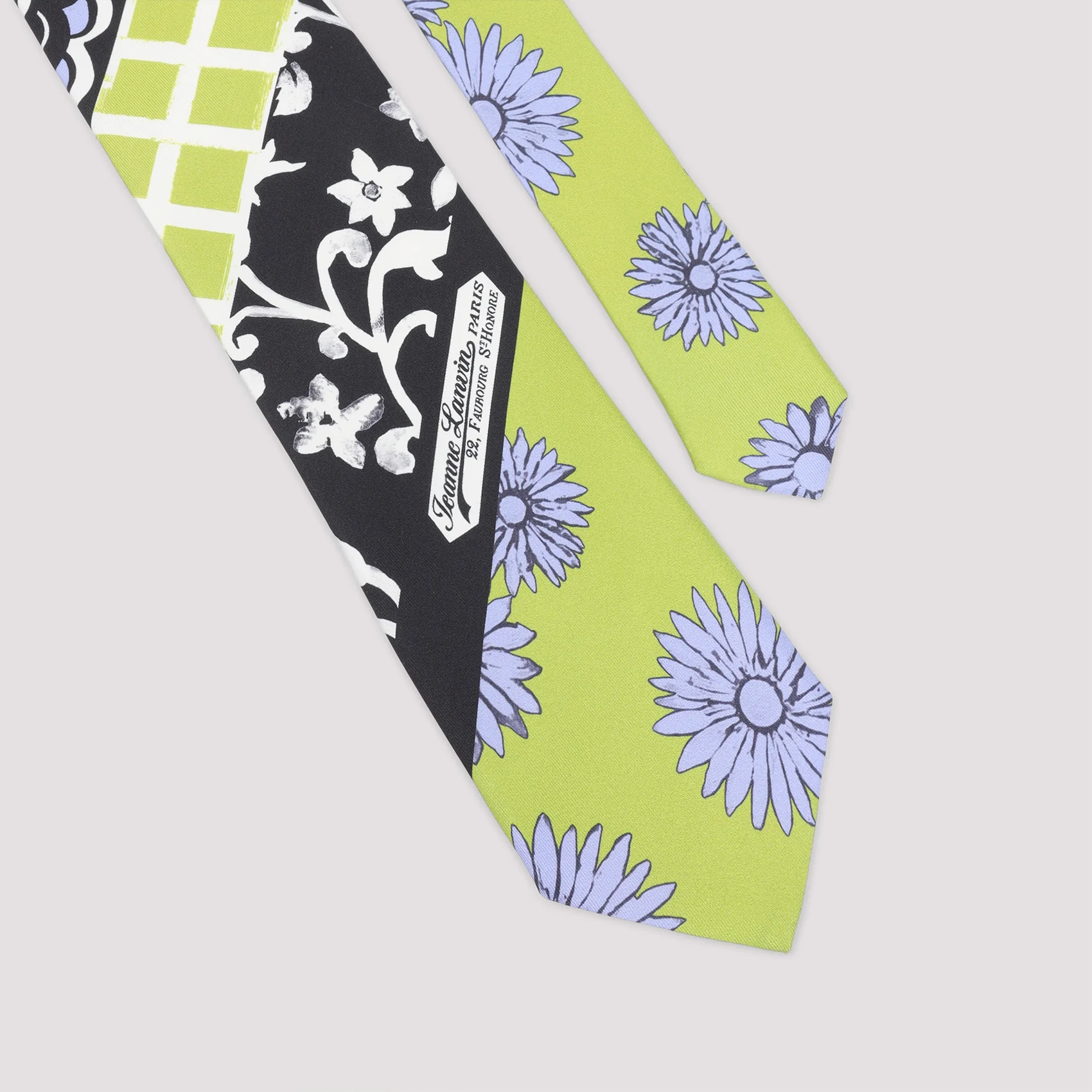 Lanvin Painted Patchwork Tie - Image 7