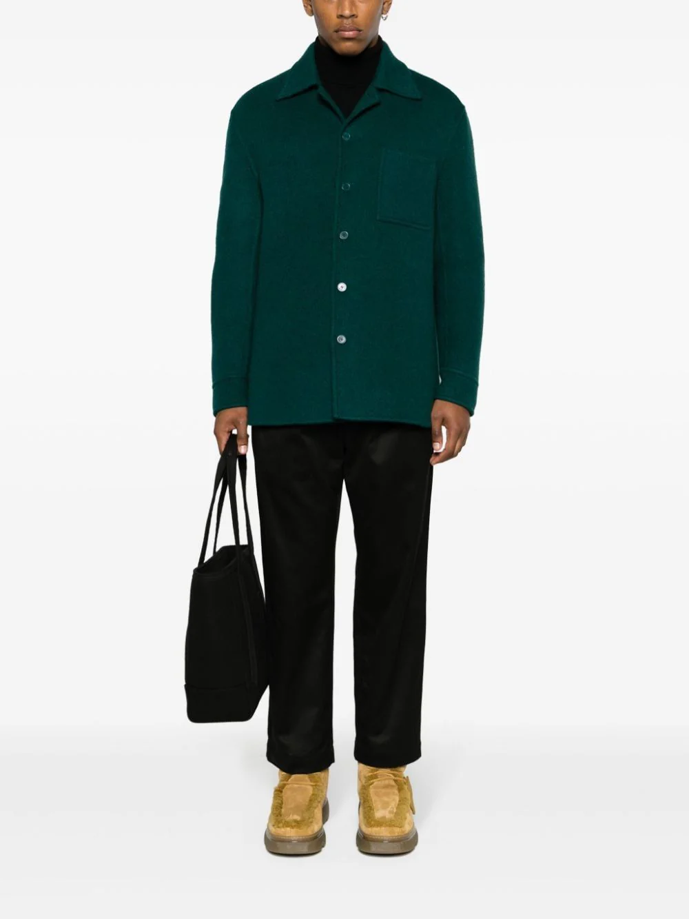 Lanvin Twisted Cocoon Overshirt - Men’s FW23 - Image 2
