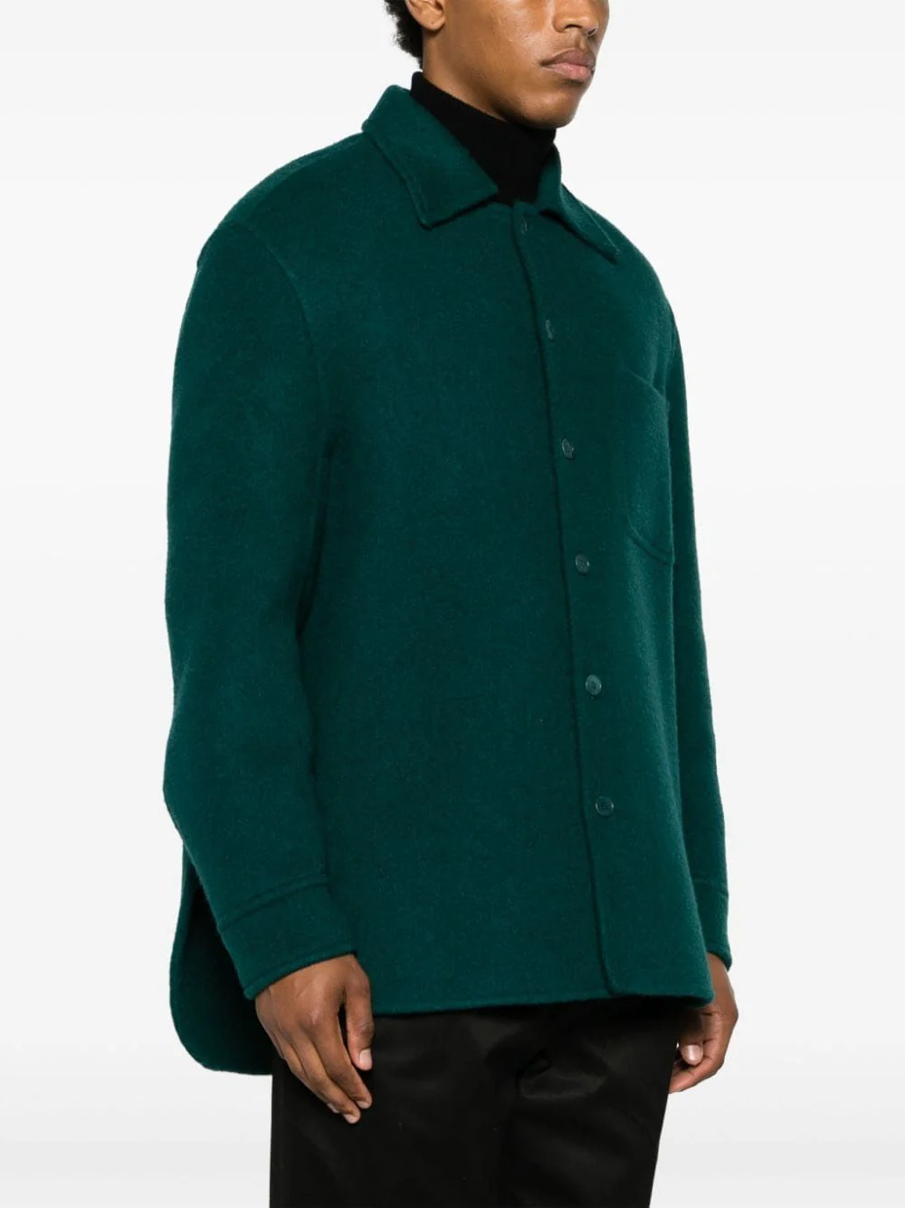 Lanvin Twisted Cocoon Overshirt - Men’s FW23 - Image 3