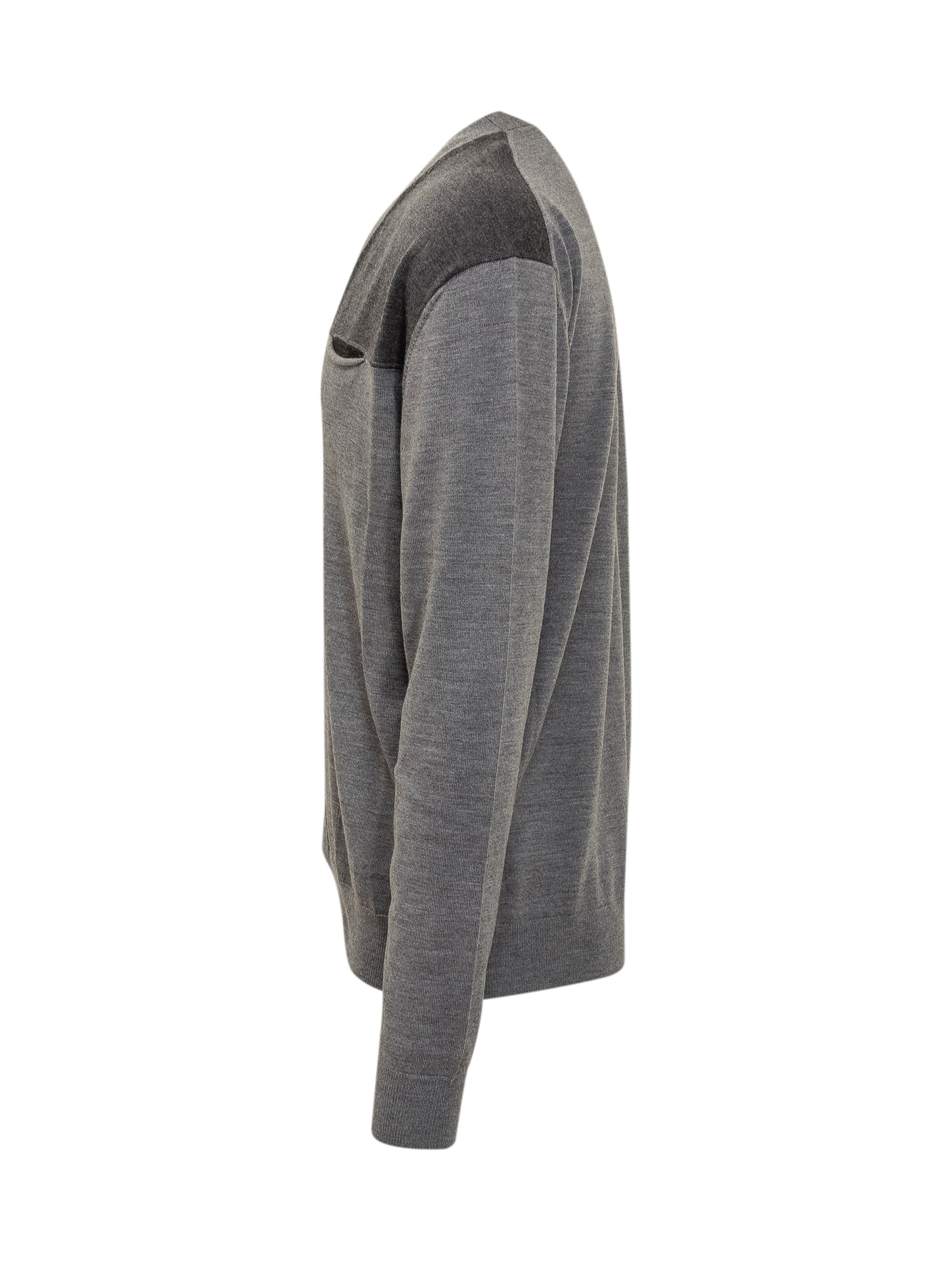 Lanvin Wool Cardigan with Unique Stitch Details - Image 3