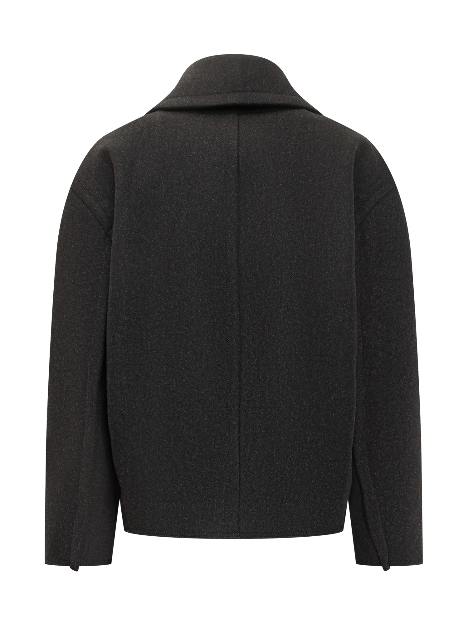 Lanvin Wool Plated Mini Short Jacket - Image 2