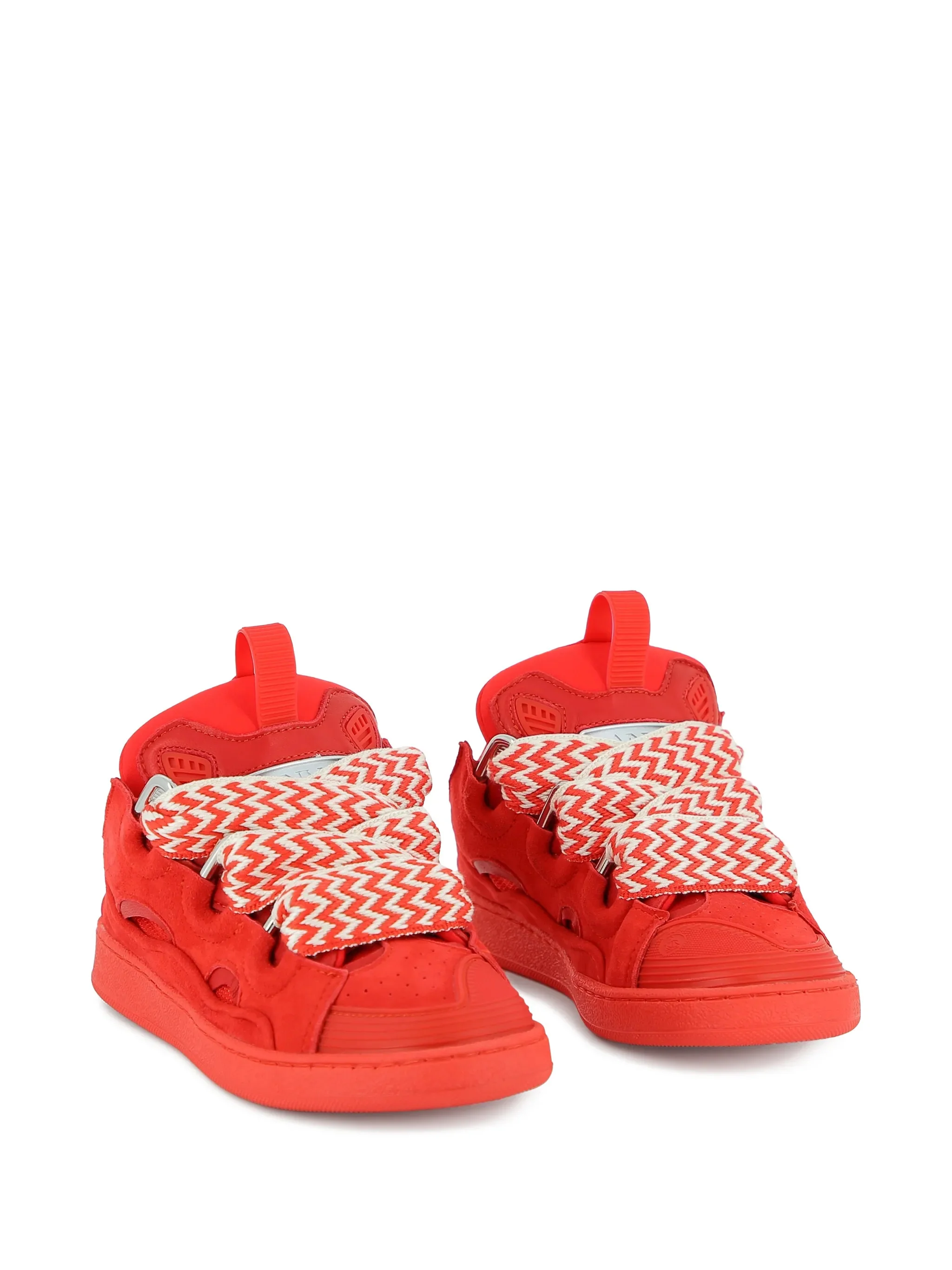 Lanvin Youth Front Fastening Sneakers with Pull-Tab