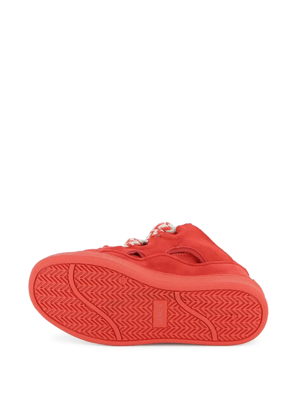 Lanvin Youth Front Fastening Sneakers with Pull-Tab - Image 5