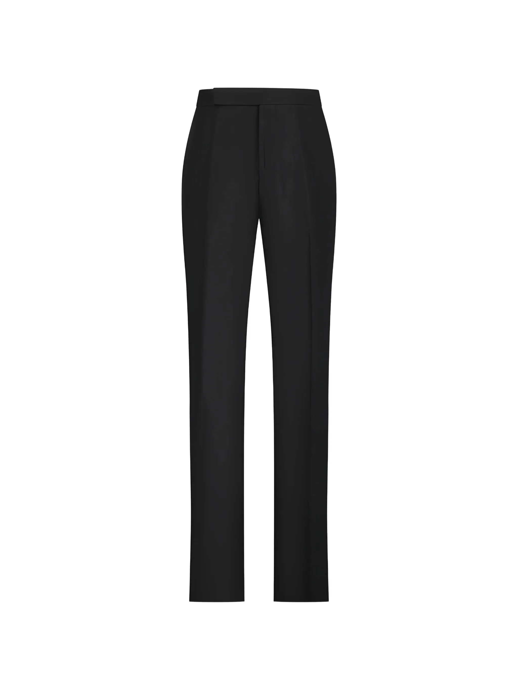 Lardini Linen Lined Trousers with Zip and Hook Closure