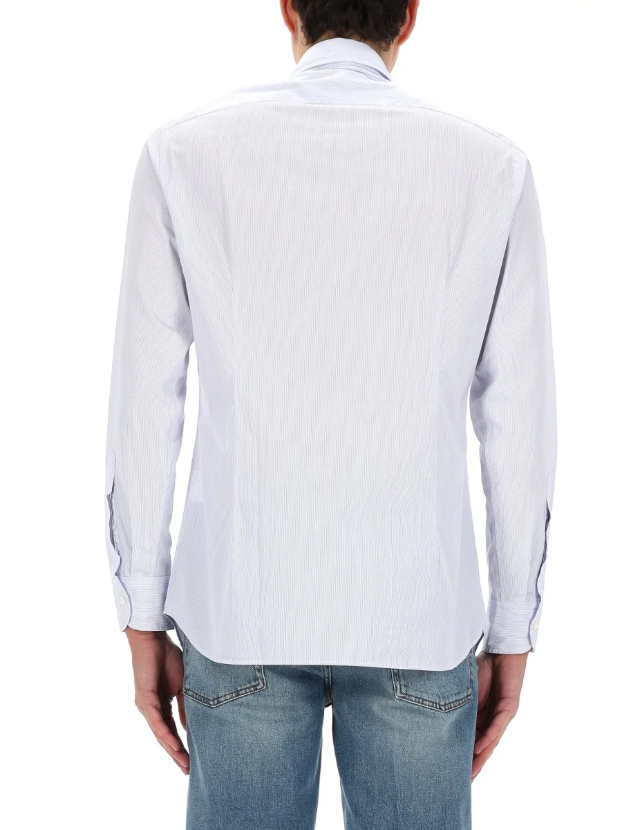 LARDINI Long-sleeved Striped Shirt - Image 4