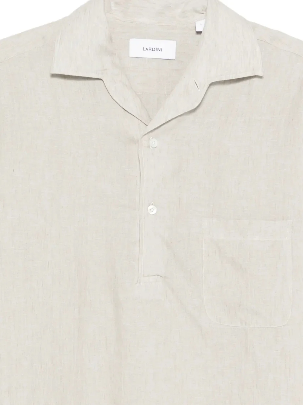 Lardini Men's Classic Polo Shirt with Chest Pocket and Side Slits - Image 3