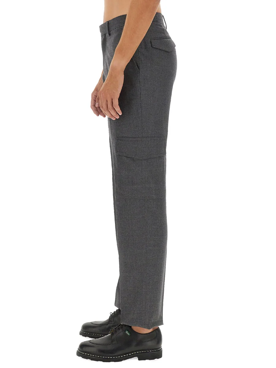 Lardini Men's Tailored Wool Pants - Image 3